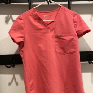 Figs Catarina pink Top